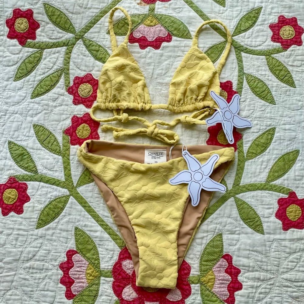 Charlee Swim Yellow Bikini Set